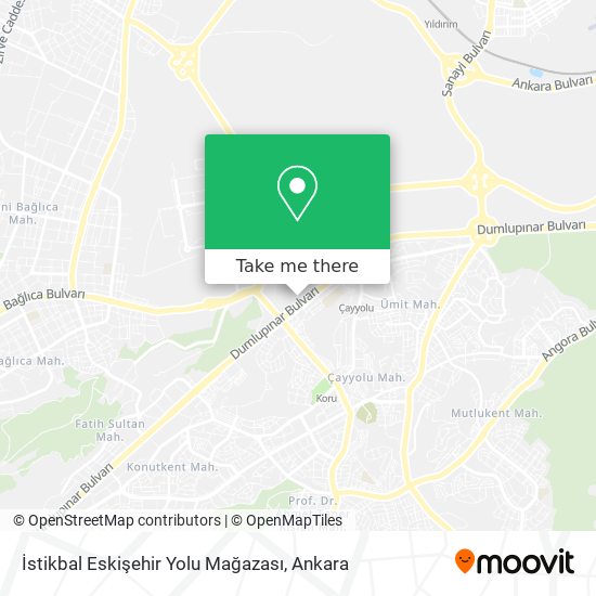 İstikbal Eskişehir Yolu Mağazası map