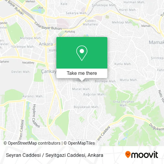Seyran Caddesi / Seyitgazi Caddesi map