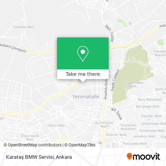 Karataş BMW Servisi map