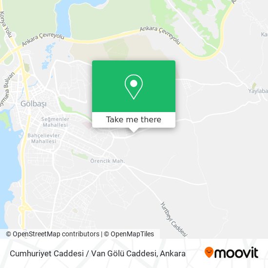Cumhuriyet Caddesi / Van Gölü Caddesi map