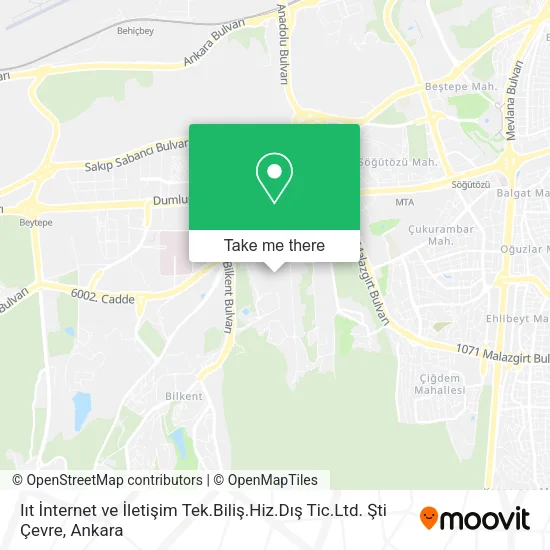 Iıt İnternet ve İletişim Tek.Biliş.Hiz.Dış Tic.Ltd. Şti Çevre map