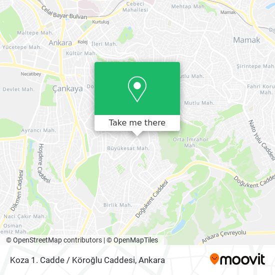 Koza 1. Cadde / Köroğlu Caddesi map