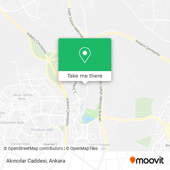Akıncılar Caddesi map