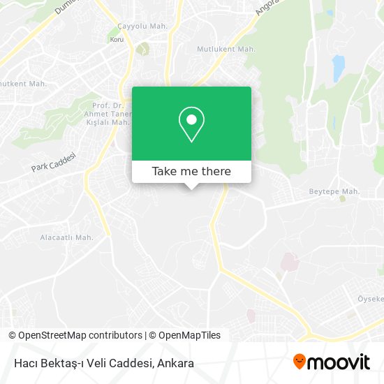 Hacı Bektaş-ı Veli Caddesi map