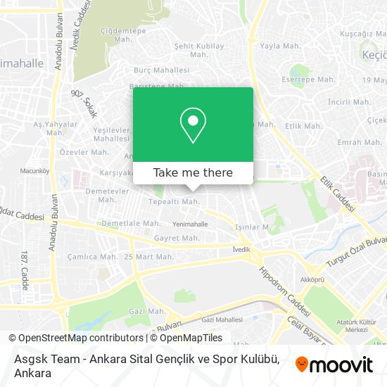 Asgsk Team - Ankara Sital Gençlik ve Spor Kulübü map