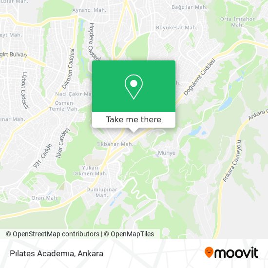Pılates Academıa map