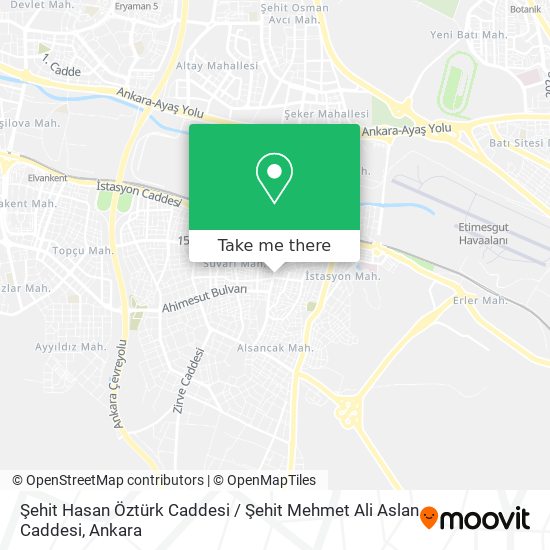Şehit Hasan Öztürk Caddesi / Şehit Mehmet Ali Aslan Caddesi map