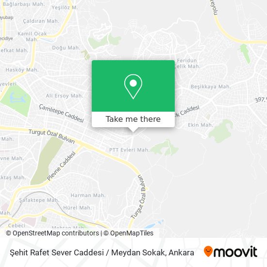 Şehit Rafet Sever Caddesi / Meydan Sokak map