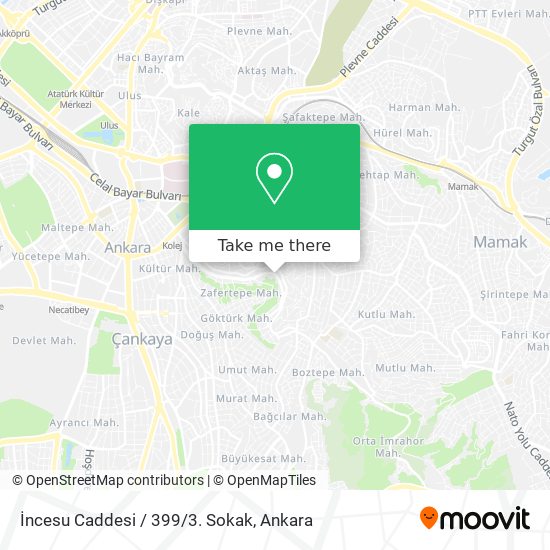 İncesu Caddesi / 399/3. Sokak map
