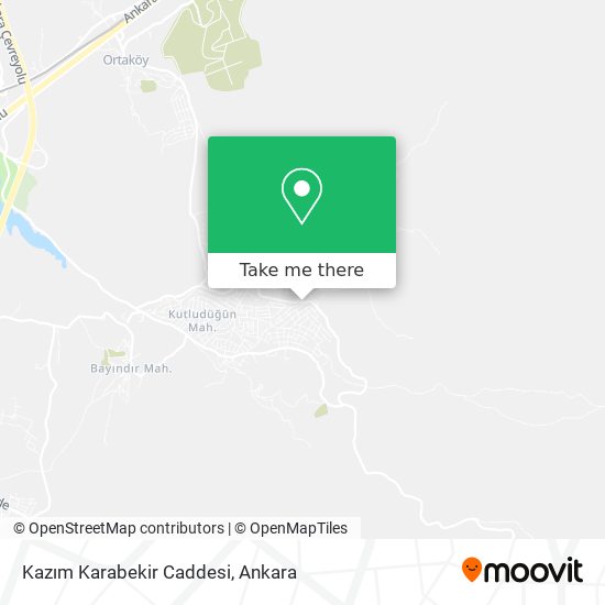 Kazım Karabekir Caddesi map