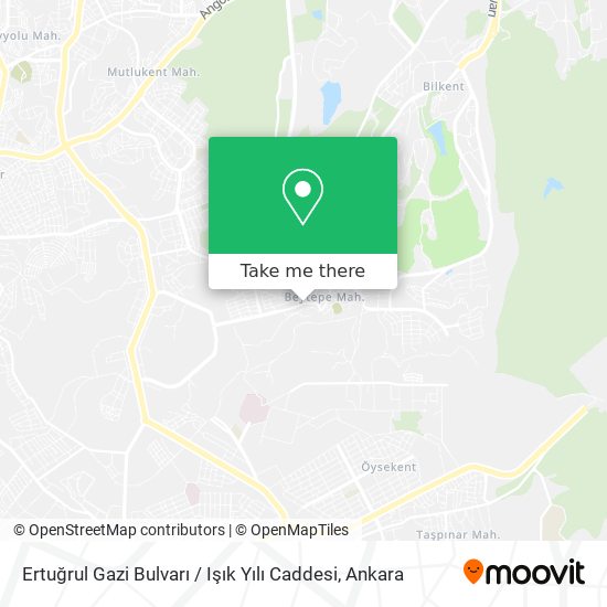 Ertuğrul Gazi Bulvarı / Işık Yılı Caddesi map