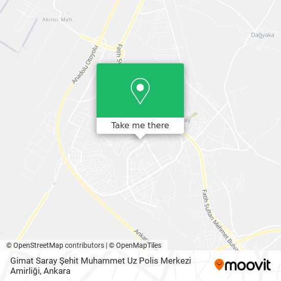 Gimat Saray Şehit Muhammet Uz Polis Merkezi Amirliği map
