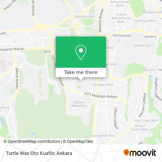 Turtle Wax Oto Kuaför map