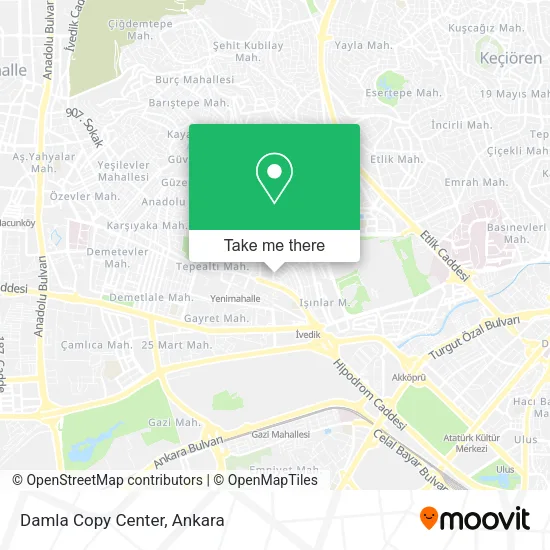Damla Copy Center map