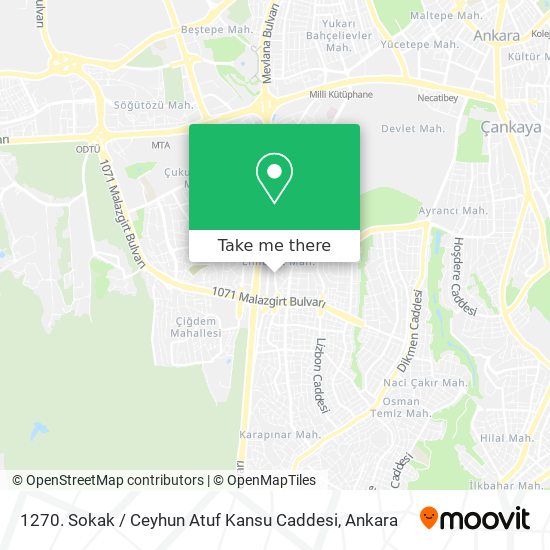 1270. Sokak / Ceyhun Atuf Kansu Caddesi map