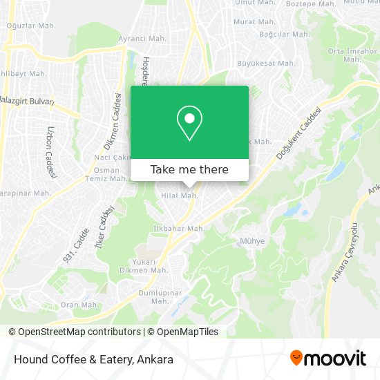 Hound Coffee & Eatery map