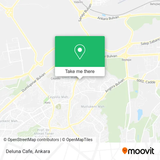 Deluna Cafe map