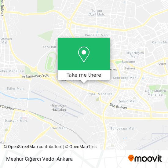 Meşhur Ciğerci Vedo map