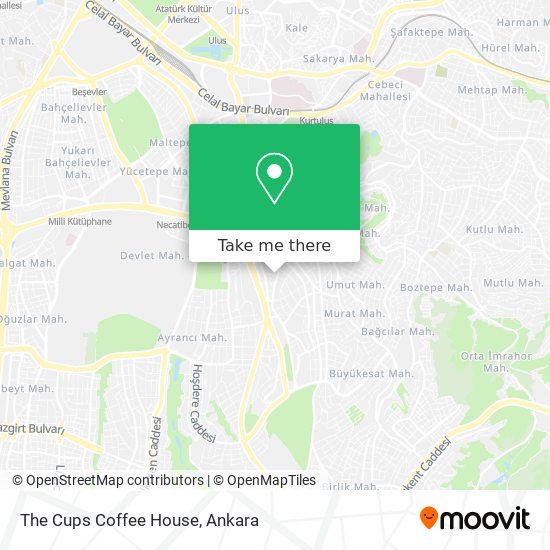 The Cups Coffee House map
