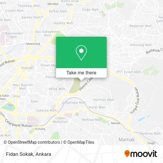 Fidan Sokak map