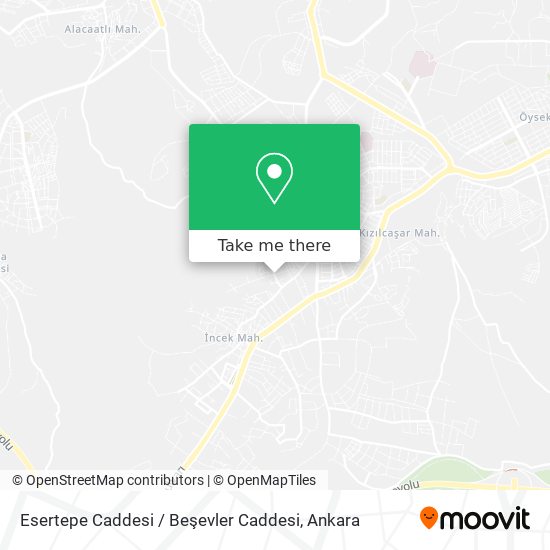 Esertepe Caddesi / Beşevler Caddesi map
