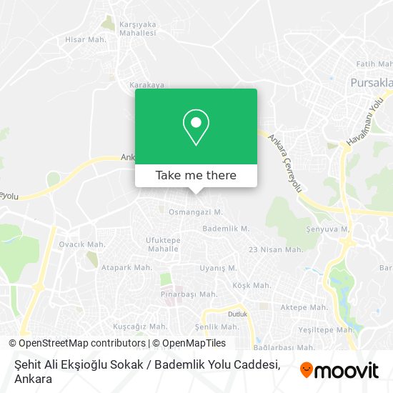 Şehit Ali Ekşioğlu Sokak / Bademlik Yolu Caddesi map