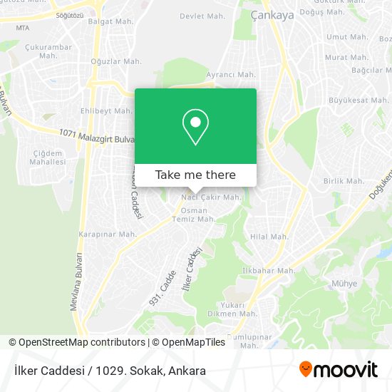 İlker Caddesi / 1029. Sokak map
