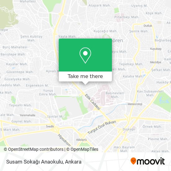Susam Sokağı Anaokulu map