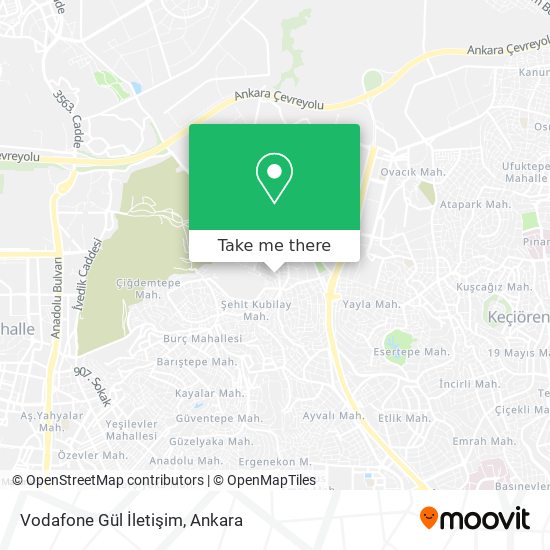 Vodafone Gül İletişim map