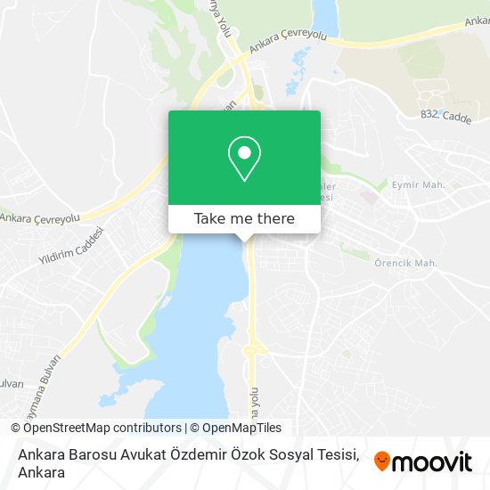 Ankara Barosu Avukat Özdemir Özok Sosyal Tesisi map