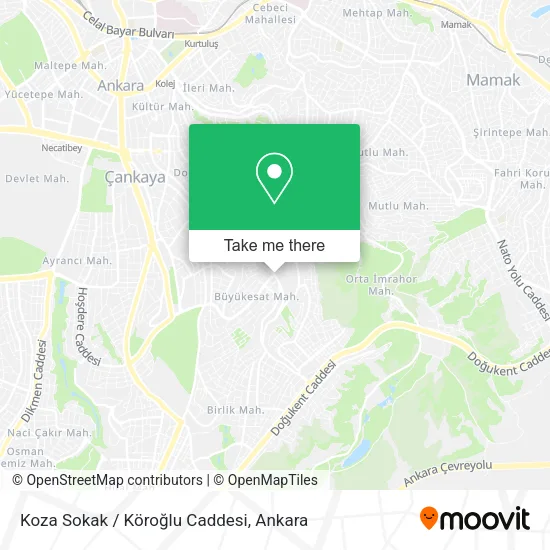 Koza Sokak / Köroğlu Caddesi map