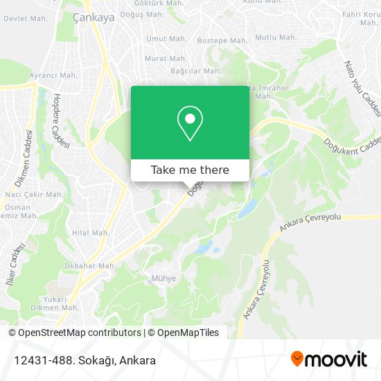 12431-488. Sokağı map