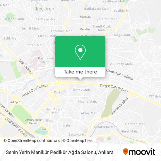Senin Yerin Manikür Pedikür Ağda Salonu map