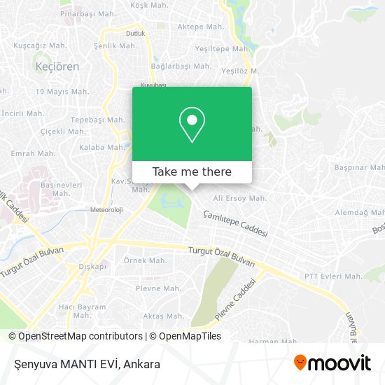 Şenyuva MANTI EVİ map