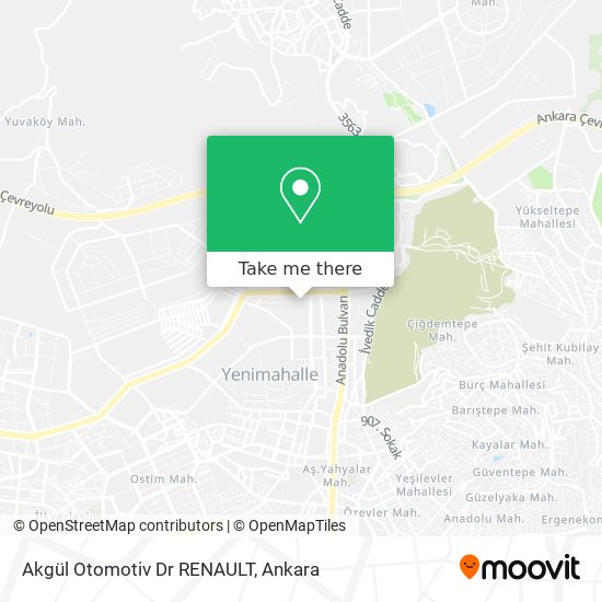 Akgül Otomotiv Dr RENAULT map
