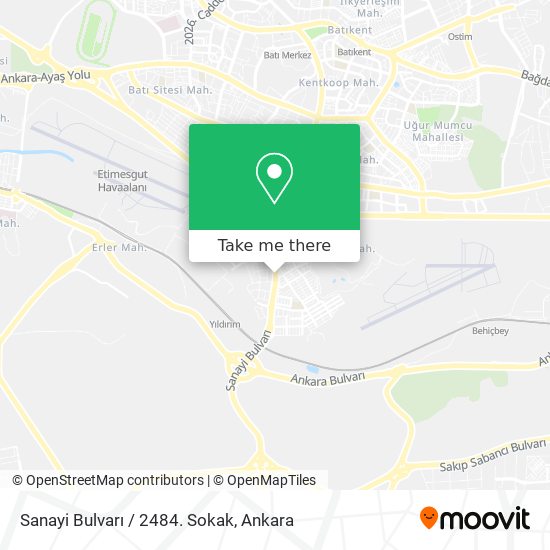 Sanayi Bulvarı / 2484. Sokak map