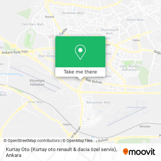 Kurtay Oto (Kurtay oto renault & dacia özel servis) map