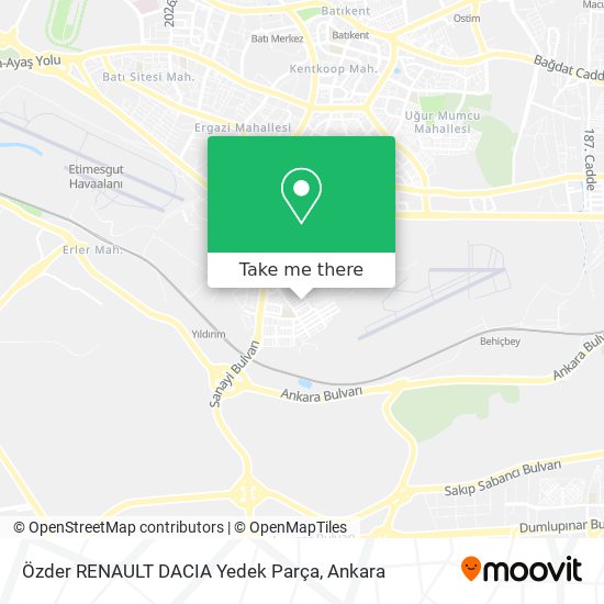 Özder RENAULT DACIA Yedek Parça map