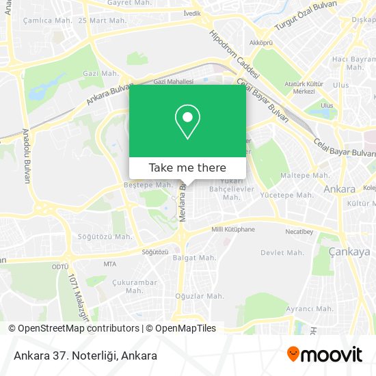 Ankara 37. Noterliği map