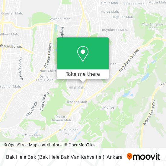 Bak Hele Bak (Bak Hele Bak Van Kahvaltisi) map