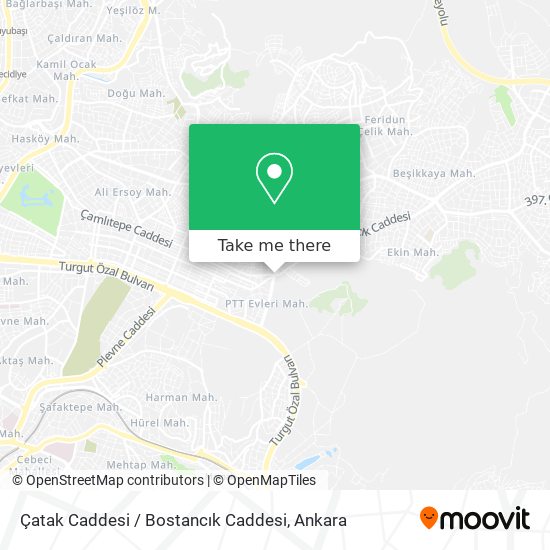 Çatak Caddesi / Bostancık Caddesi map