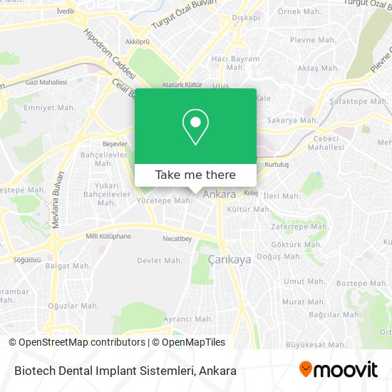 Biotech Dental Implant Sistemleri map