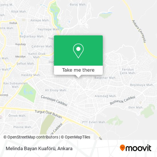 Melinda Bayan Kuaförü map