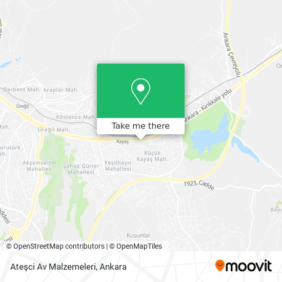 Ateşci Av Malzemeleri map