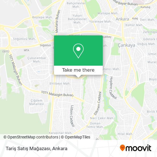 Tariş Satış Mağazası map