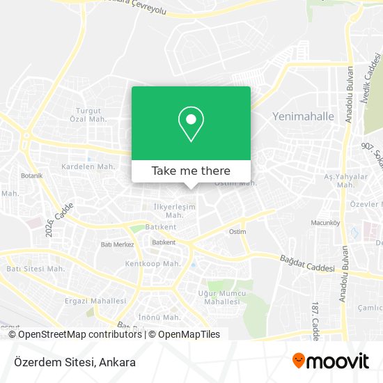 Özerdem Sitesi map