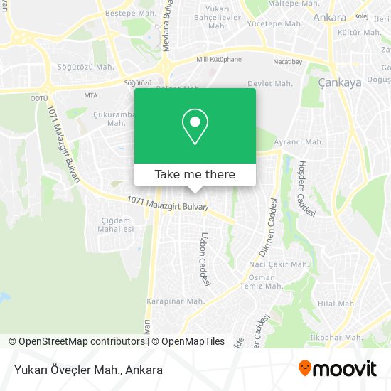 Yukarı Öveçler Mah. map