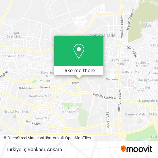 Türkiye İş Bankası map