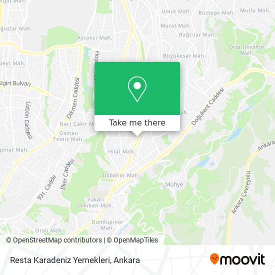 Resta Karadeniz Yemekleri map