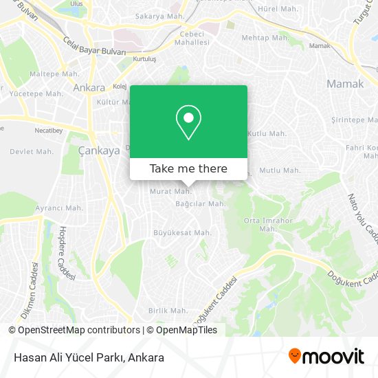Hasan Ali Yücel Parkı map